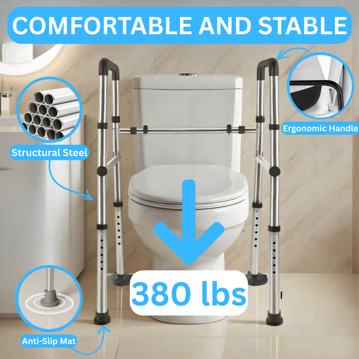 Wellivea Toilet Rail