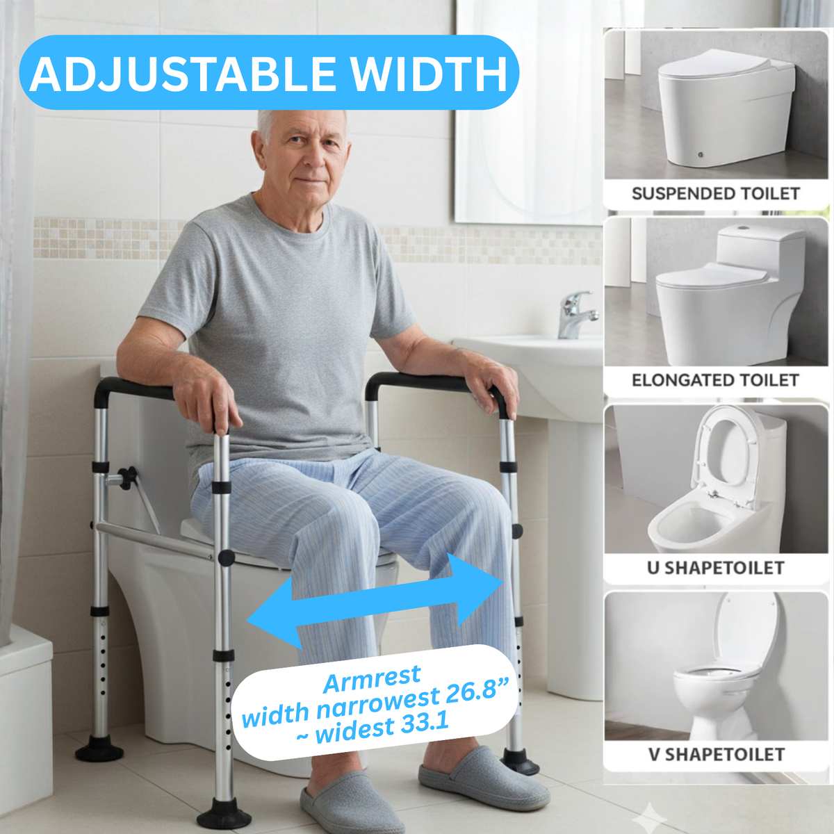 Wellivea Toilet Rail