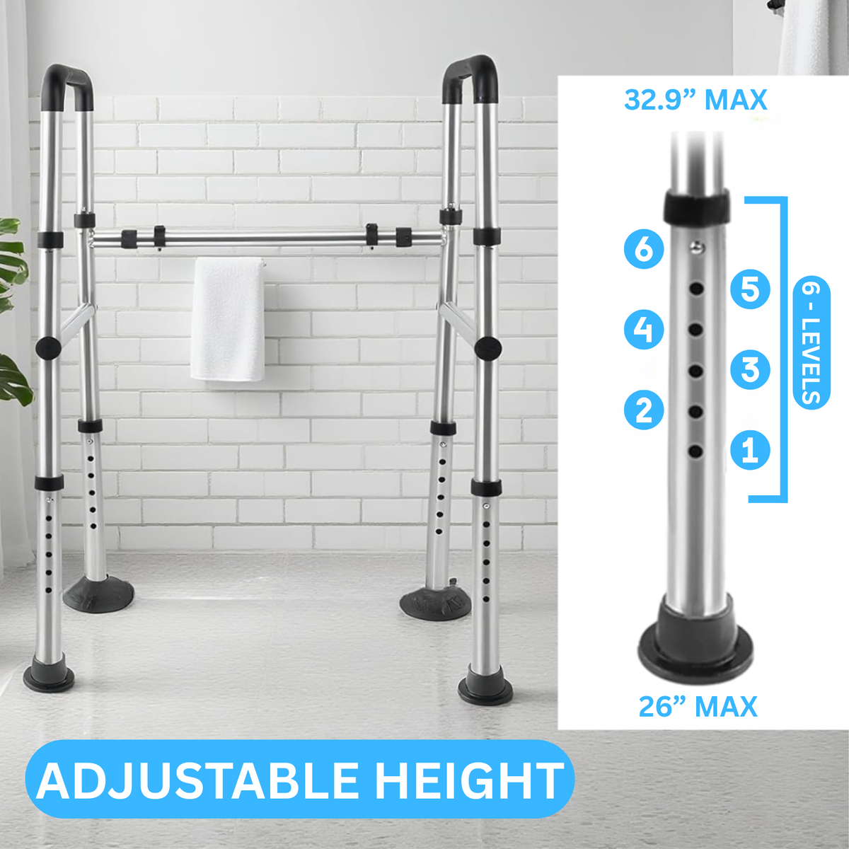 Wellivea Toilet Rail