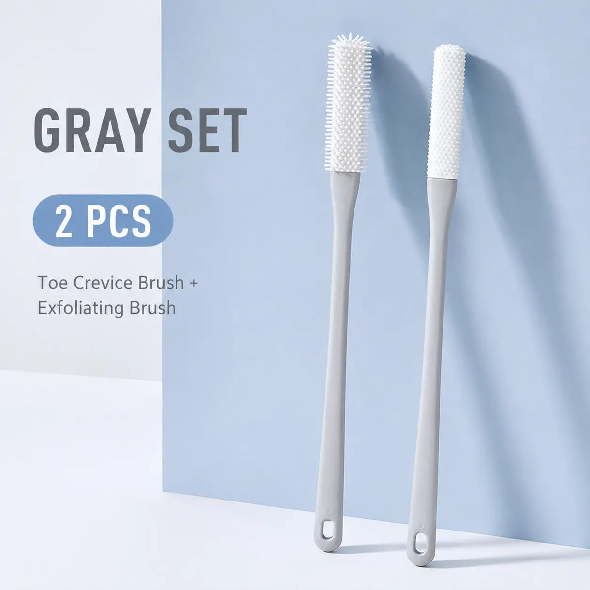 Long-Handle Silicone Soft Pedicure Tool