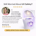 Wellivea's self Cleaning UV Toilet Sanitizer & Night Light